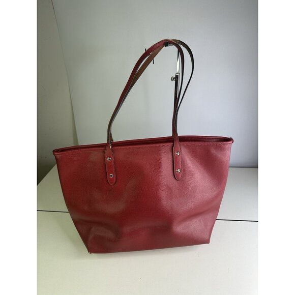 DAMAGED - COACH Snoopy Red Tote Bag F37273 Red - Picture 3 of 9